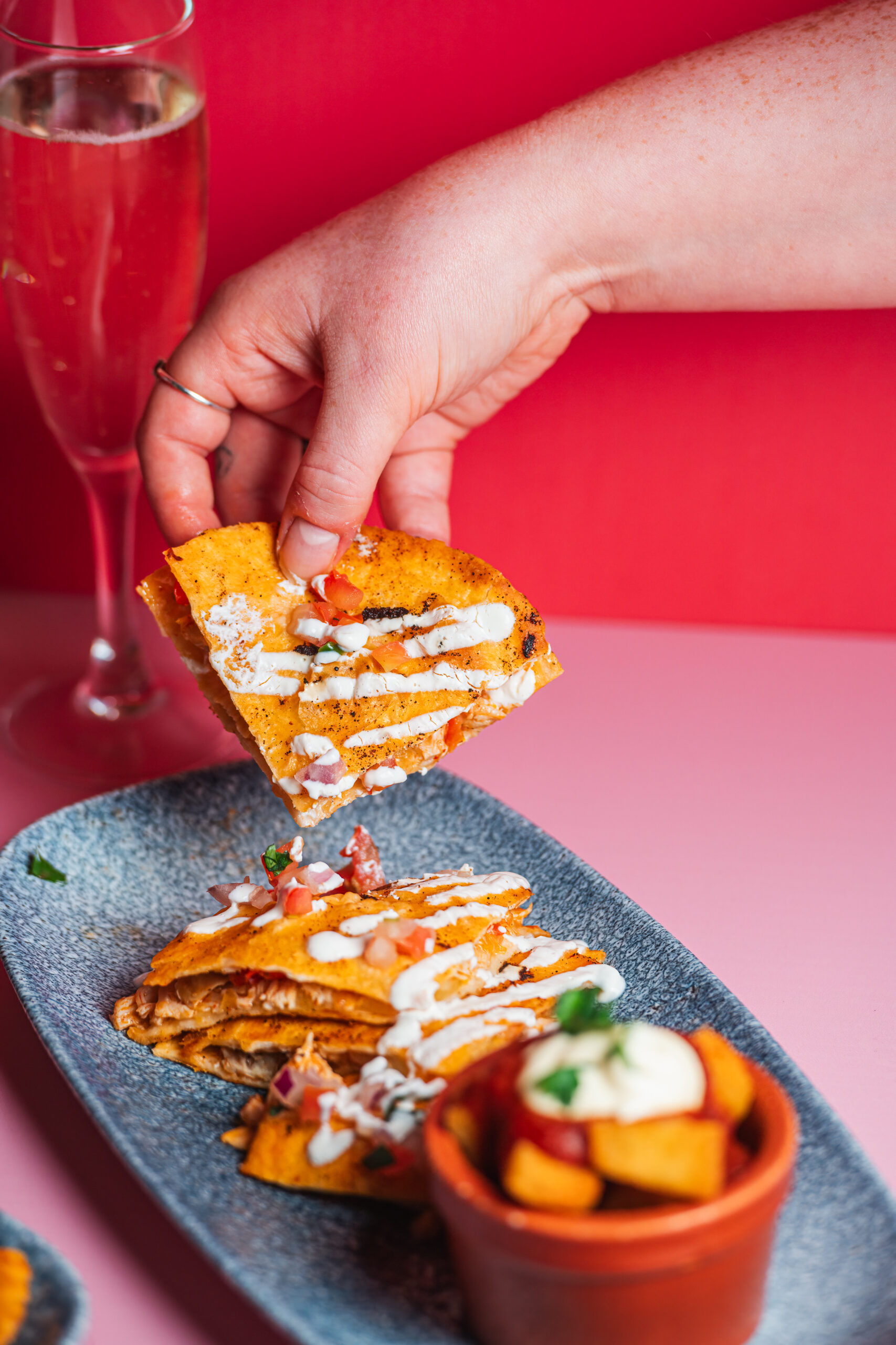 Bottomless Brunch Quesadilla